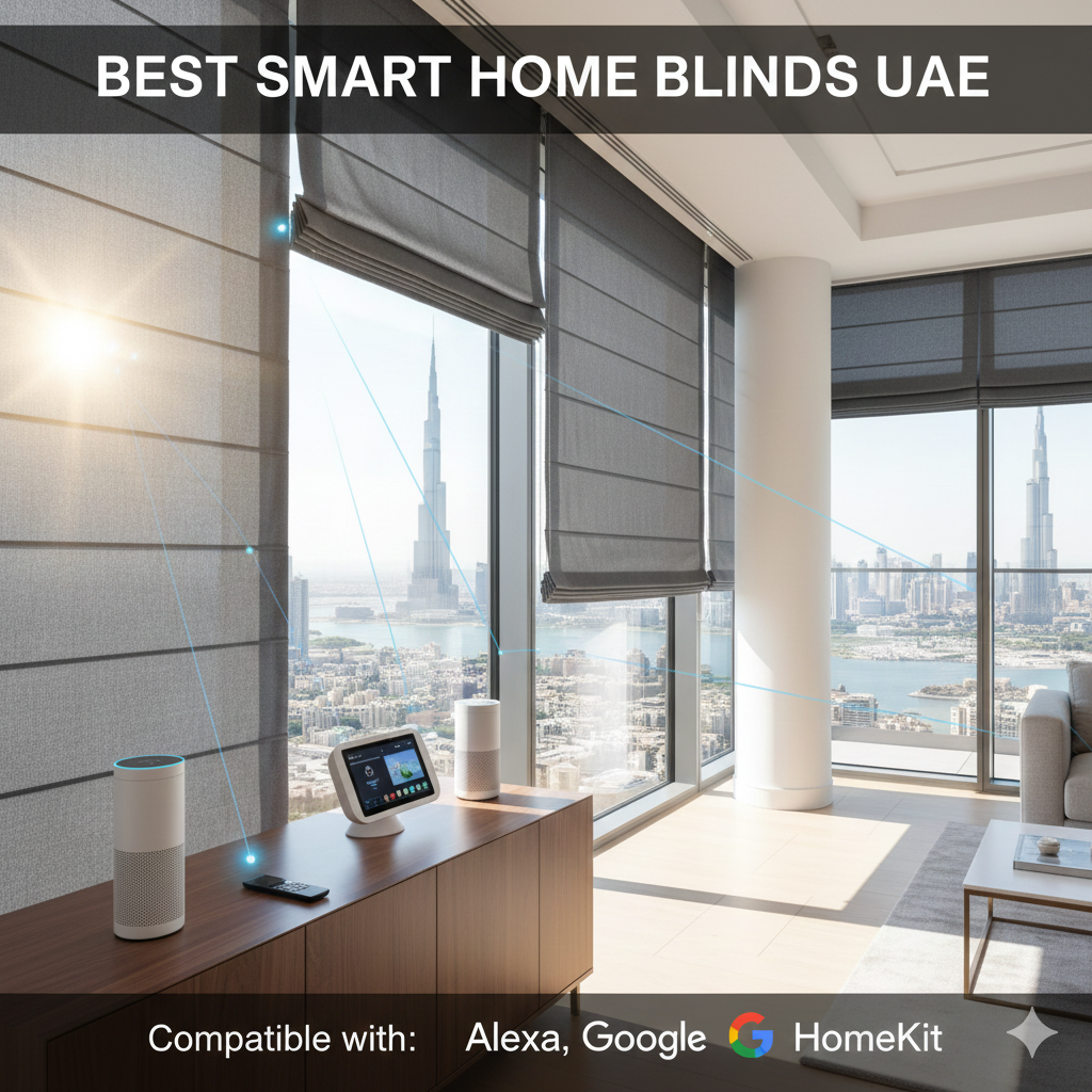 Best Smart Home Compatible Blinds (Alexa/Google/HomeKit) in UAE