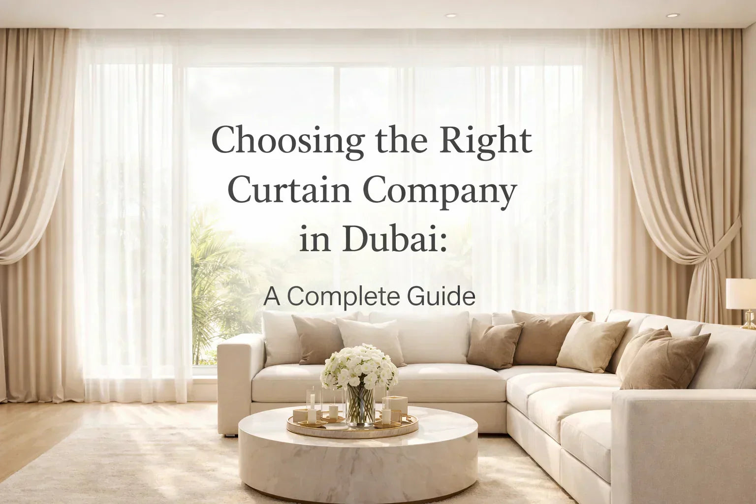 Choosing the Right Curtain Company in Dubai: A Complete Guide