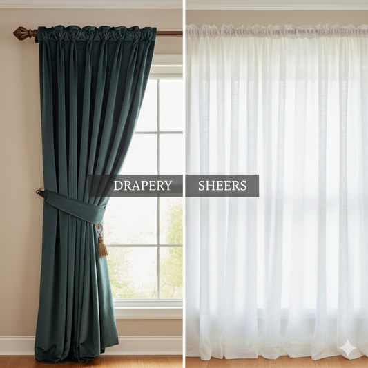 Drapery vs Sheers: Which Window Treatment Is Right for Your Space
