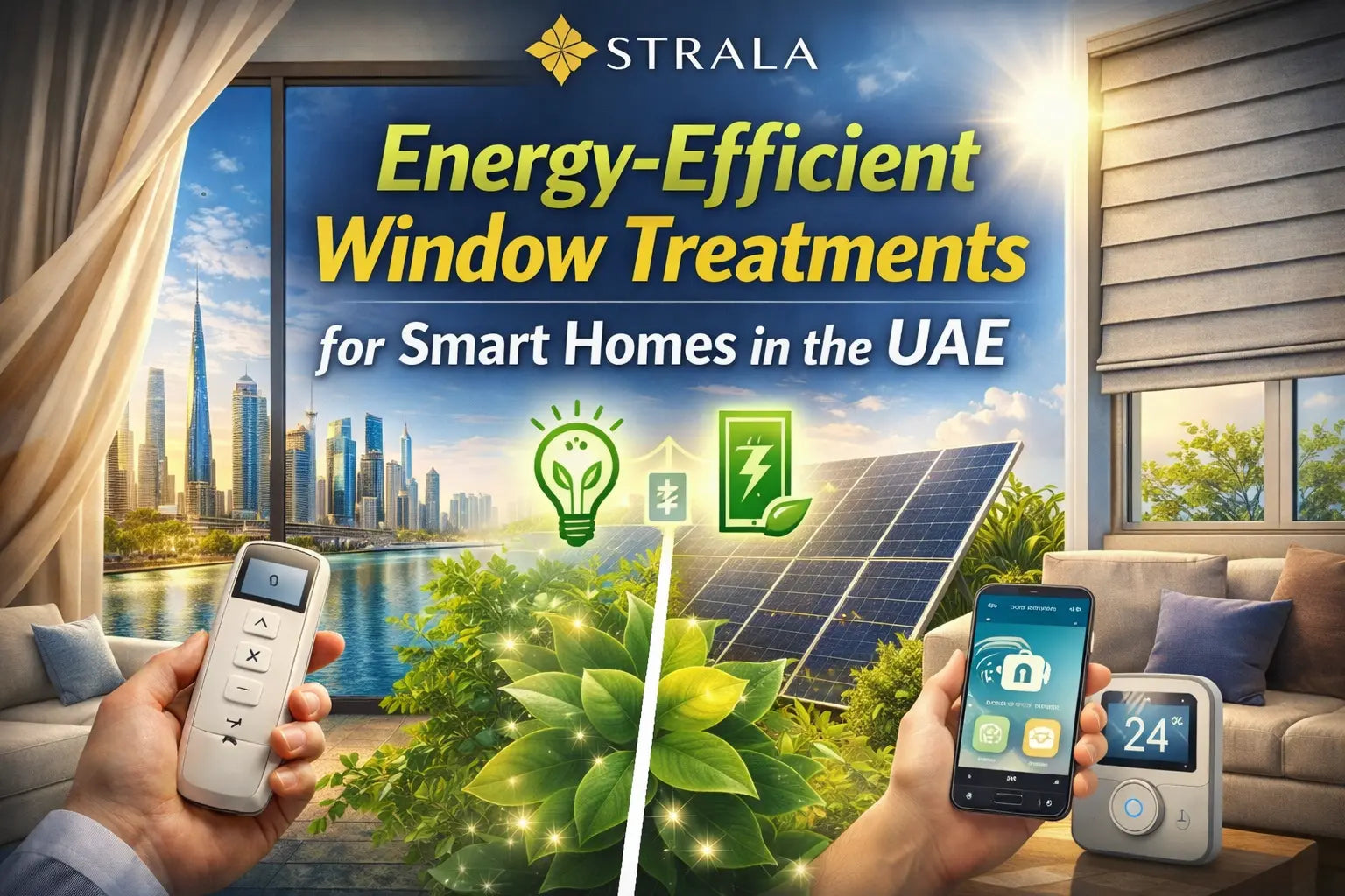 Energy-Efficient Window Treatments for Smart Homes in the UAE