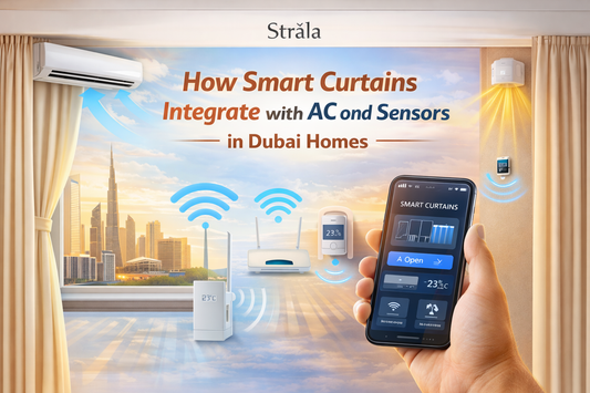 How Smart Curtains Integrate with AC and Sensors in Dubai Homes