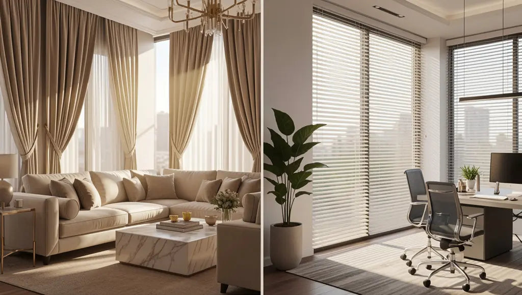 Motorized Curtains vs Motorized Blinds Which Is Better for Dubai Homes