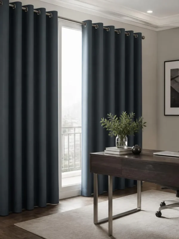 Decorative Eyelet Office Curtains Decorative Eyelet Office Curtains