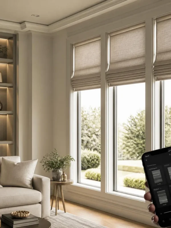 Motorised Roman Blinds