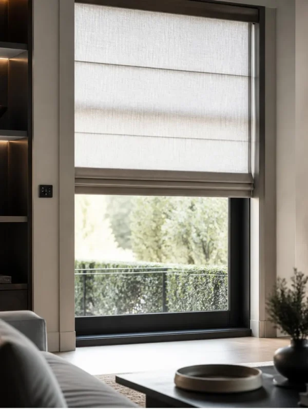 Motorised Roman Shades