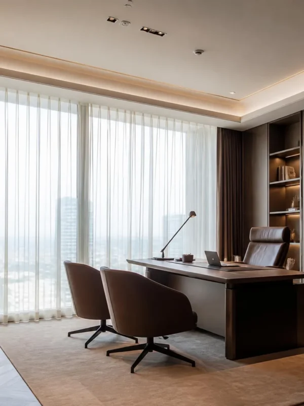 Sheer Office Curtains