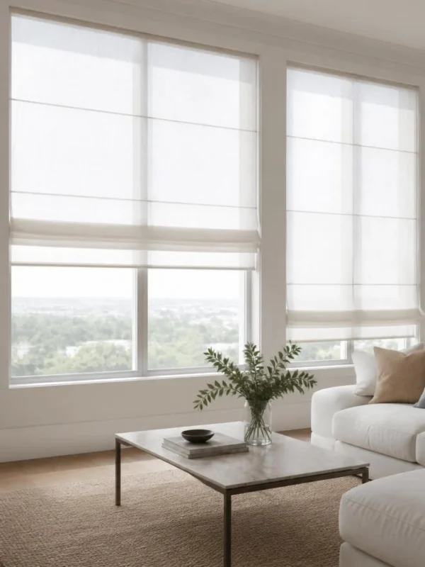 Sheer Roman Blinds