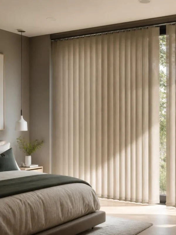 Textured Fabric Vertical Blinds