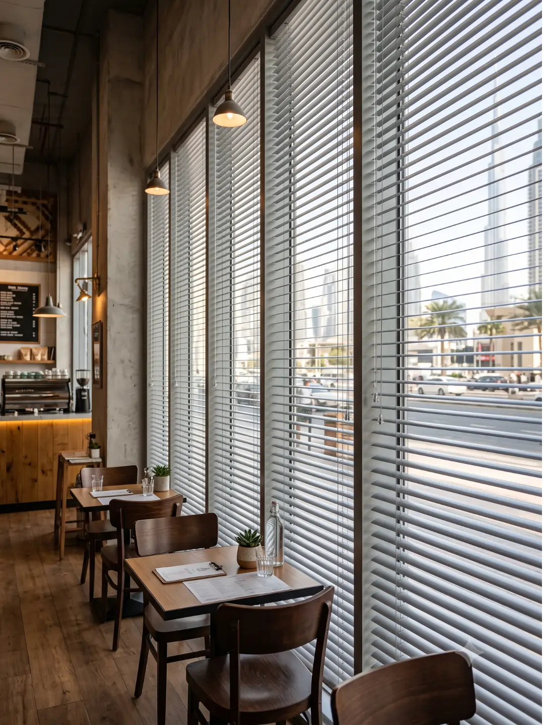 Venetian Blinds for Restaurants & Cafes