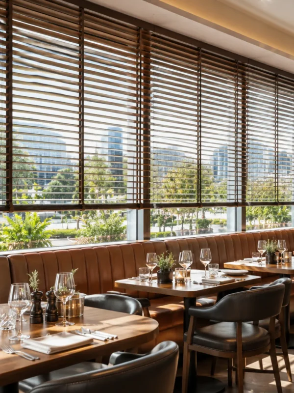 Venetian Blinds for Restaurants & Cafes