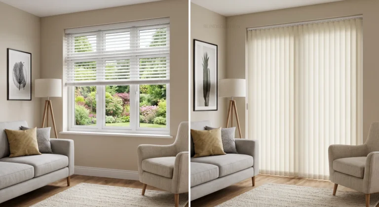 Vertical Blinds vs Roller Blinds