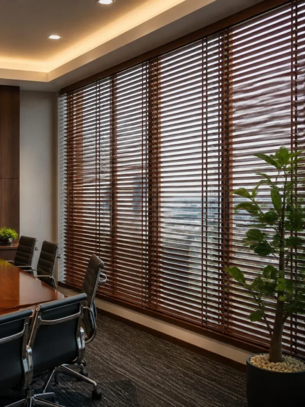 Wooden Office Blinds